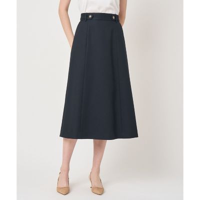 ブライトツイルベルトボタンAライン スカート | ANAYI/アナイ | 三越