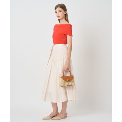アナイスパンオーガンジープリーツスカート スパンオーガンジープリーツスカート|ANAYI OFFICIAL ONLINE STORE