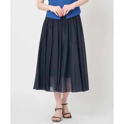 未使用品 ANAYI スパンオーガンジープリーツ スカート 38 ブラック スパンオーガンジープリーツスカート | ANAYI/アナイ | 三越伊勢丹