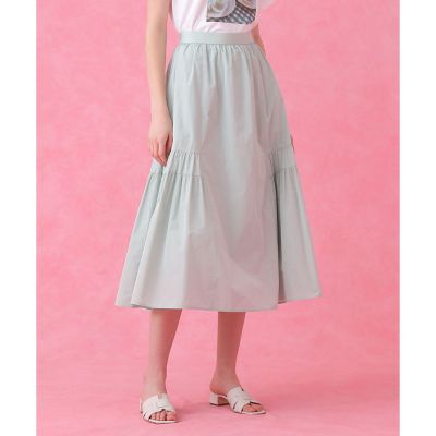 ＜ANAYI＞タフタサイドティアード　スカート
