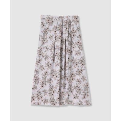 ＜ANAYI＞ブロッサムアシンメトリータックスカート