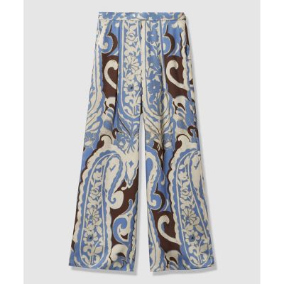 ＜ANAYI＞【予約商品１１月下旬以降順次お届け】ペイズリープリントタックパンツ