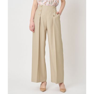 ANAYI/アナイ ブライトツイルタックセーラーパンツ