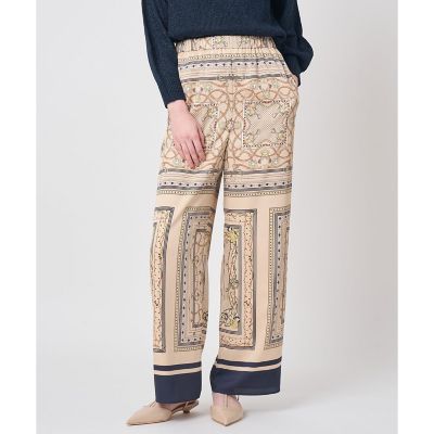 ANAYI/アナイ 【セットアップ対応商品】スカーフプリントイージーパンツ