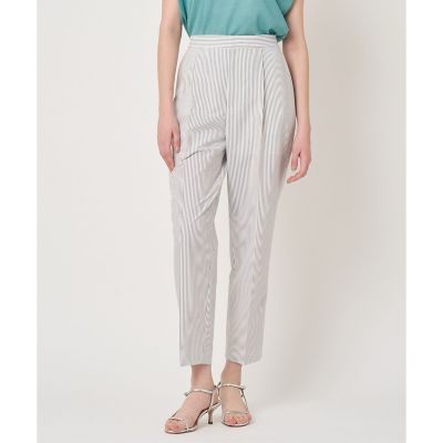 ＜ANAYI＞サッカーストレッチテーパードパンツ〈セットアップ対応商品〉