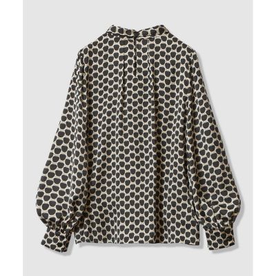 セットアップ対応商品】メーレプリントリボンタック ブラウス | ANAYI