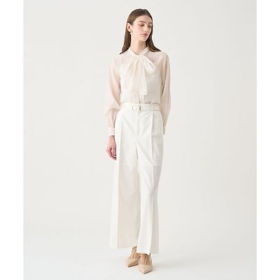 【Ｅｔｅｒｎａｌ　Ｌｉｎｅ　２０２６】シアーオーガンボウタイ　ブラウス