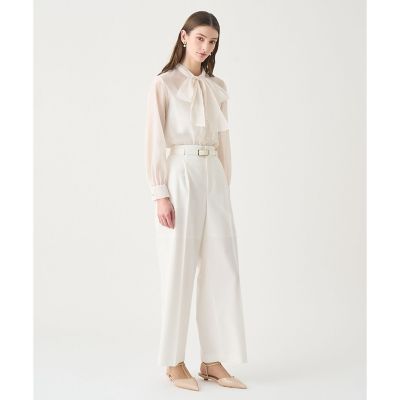 【Ｅｔｅｒｎａｌ　Ｌｉｎｅ　２０２６】シアーオーガンボウタイ　ブラウス