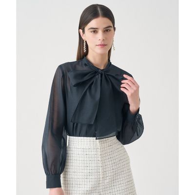 Eternal Line 2026】シアーオーガンボウタイ ブラウス