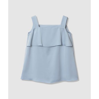 ＜ANAYI＞【セットアップ対応商品】ストレッチダブルサテンキャミソール