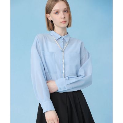 ＜ANAYI＞ボイルストレッチ２ＷＡＹシャツ