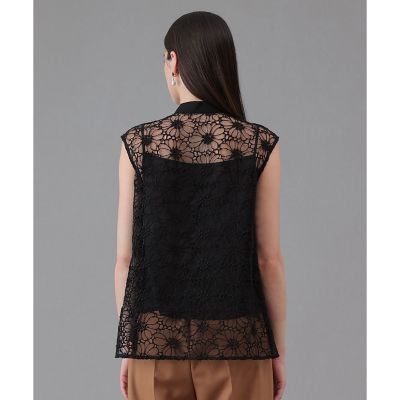 フラワー刺繍ボウタイブラウス | ANAYI/アナイ | 三越伊勢丹オンライン