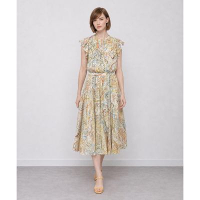 ペイントペイズリープリントフレア ブラウス | ANAYI/アナイ | 三越