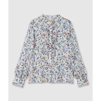 【値下げ】ANAYI ぼかしフラワーフリル ブラウス ぼかしフラワーフリル ブラウス | ANAYI/アナイ | 三越伊勢丹