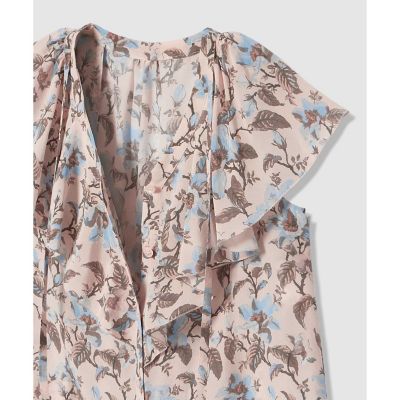 ペールフラワープリントラッフルブラウス | ANAYI/アナイ | 三越伊勢丹