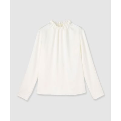 ＜ANAYI＞ハンマーサテンスタンド　ブラウス