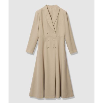 【Ｅｔｅｒｎａｌ　Ｌｉｎｅ　２０２６】ウールジョーゼットショール衿　ワンピース