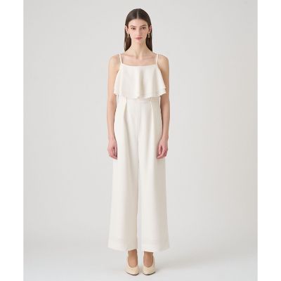 ダブルクロスフリルサロペットパンツ | ANAYI/アナイ | 三越伊勢丹