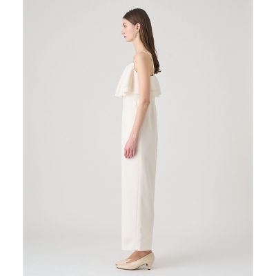 ダブルクロスフリルサロペットパンツ | ANAYI/アナイ | 三越伊勢丹