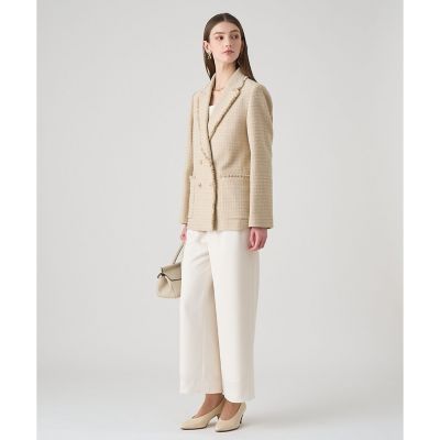 ダブルクロスフリルサロペットパンツ | ANAYI/アナイ | 三越伊勢丹