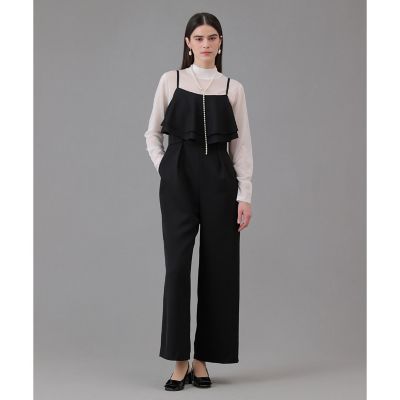 ダブルクロスフリルサロペットパンツ | ANAYI/アナイ | 三越伊勢丹