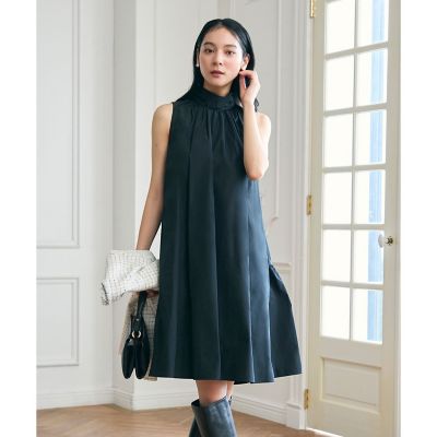 典*子様 ANAYI ジオメトリックジャガードＡライン ワンピース 秋ハイネック タフタハイネックAライン ワンピース | ANAYI/アナイ | 三越伊勢丹