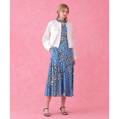 パールドットプリントAライン ワンピース | ANAYI/アナイ | 三越