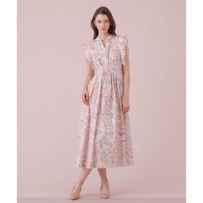 ペイントペイズリープリントフレア ワンピース | ANAYI/アナイ | 三越
