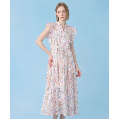 ペイントペイズリープリントフレア ワンピース | ANAYI/アナイ | 三越