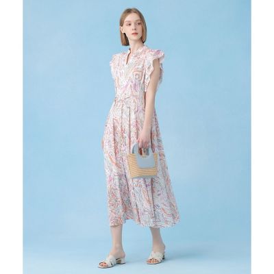 ペイントペイズリープリントフレア ワンピース | ANAYI/アナイ | 三越