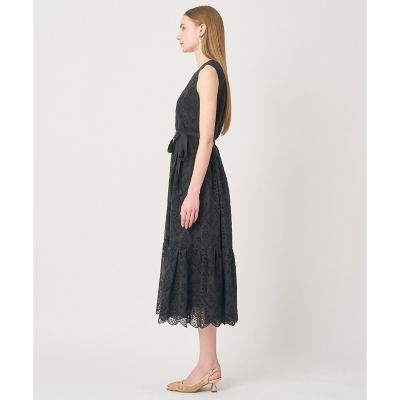アナイ 定価51700円 楊柳リーフプリント ティアード ワンピース エンブロイダリーティアードワンピース | ANAYI/アナイ | 三越伊勢丹