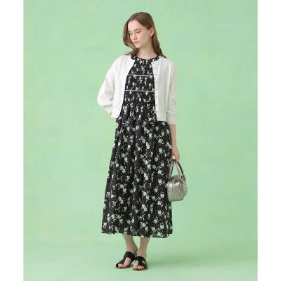 フラワードットプリントスモッキング ワンピース | ANAYI/アナイ