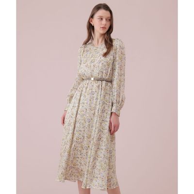 ぼかしフラワーフレア　ワンピース