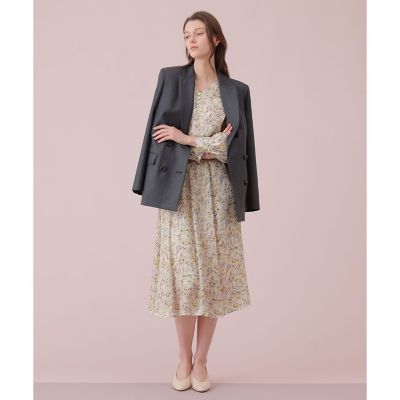 ぼかしフラワーフレア　ワンピース