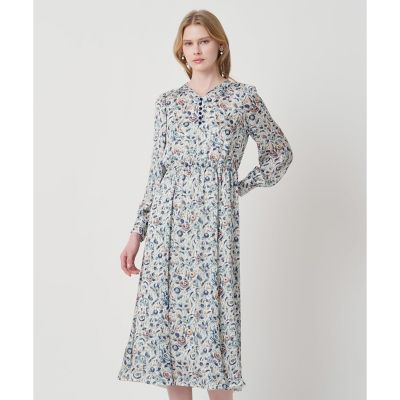 ぼかしフラワーフレア　ワンピース