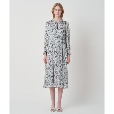 ぼかしフラワーフレア　ワンピース