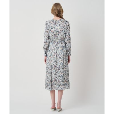 ぼかしフラワーフレア　ワンピース