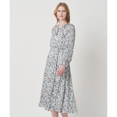 ぼかしフラワーフレア　ワンピース