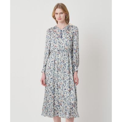 ぼかしフラワーフレア　ワンピース