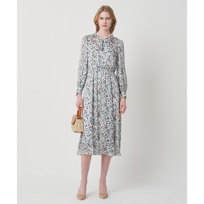 ぼかしフラワーフレア　ワンピース