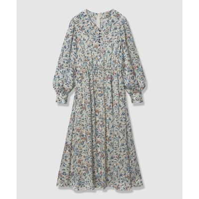 ぼかしフラワーフレア　ワンピース