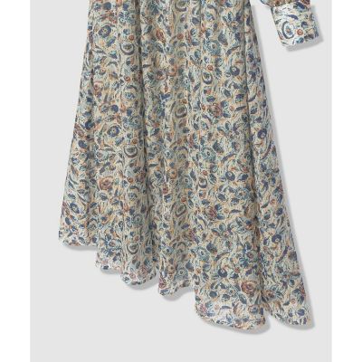 ぼかしフラワーフレア　ワンピース