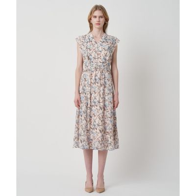ペールフラワープリントフレアワンピース | ANAYI/アナイ | 三越伊勢丹