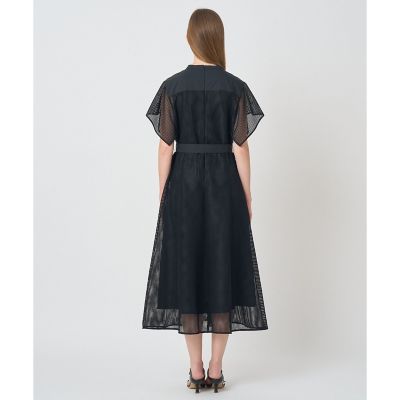メッシュラッセルフレア袖 ワンピース | ANAYI/アナイ | 三越伊勢丹