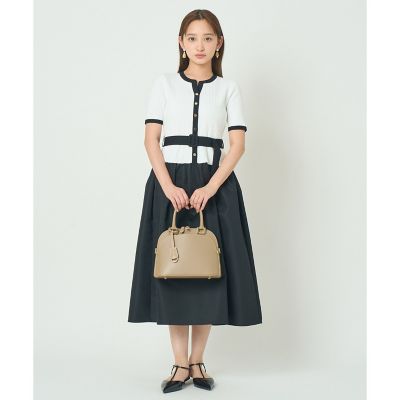 グログランコンビベルト付きワンピース | ANAYI/アナイ | 三越伊勢丹