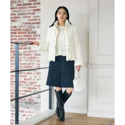 ラティスツイードダウンコート | ANAYI/アナイ | 三越伊勢丹オンライン 