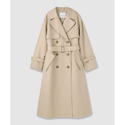 ＜ANAYI＞撥水ツイルトレンチコート