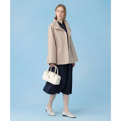 美品✨アナイ 25SS 撥水ツイルミドルスタンドコート 36 ネイビー 撥水ツイルミドルスタンドコート | ANAYI/アナイ | 三越伊勢丹
