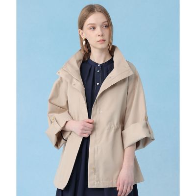 美品✨アナイ 25SS 撥水ツイルミドルスタンドコート 36 ネイビー 撥水ツイルミドルスタンドコート | ANAYI/アナイ | 三越伊勢丹