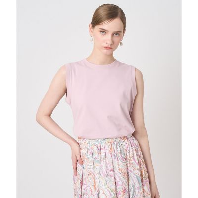 ＜ANAYI＞コットン天竺ノースリレギュラー　プルオーバー